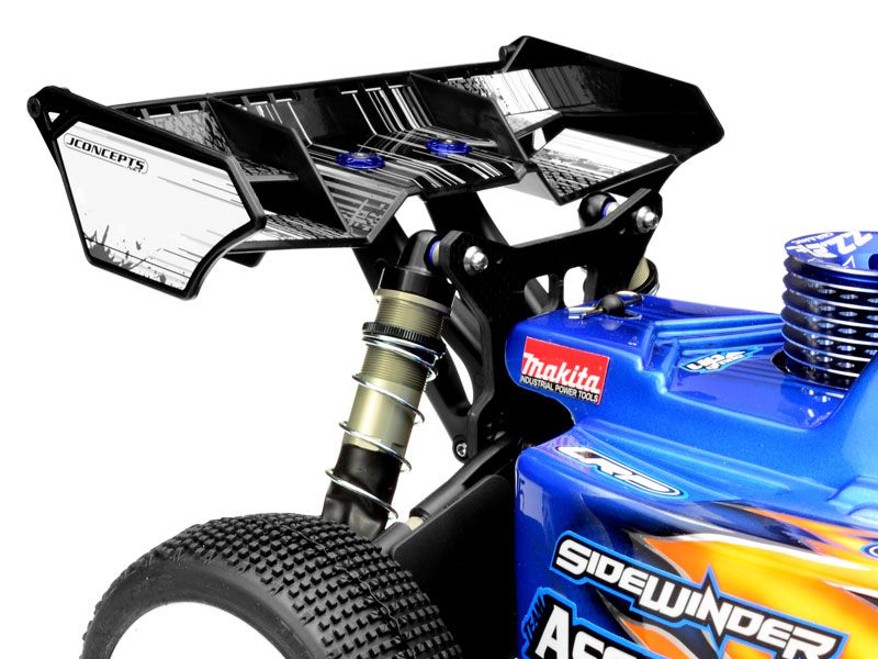 JConcepts Aileron Finisher 1/8&egrave;me Buggy Truggy (Noir) - 0128B
