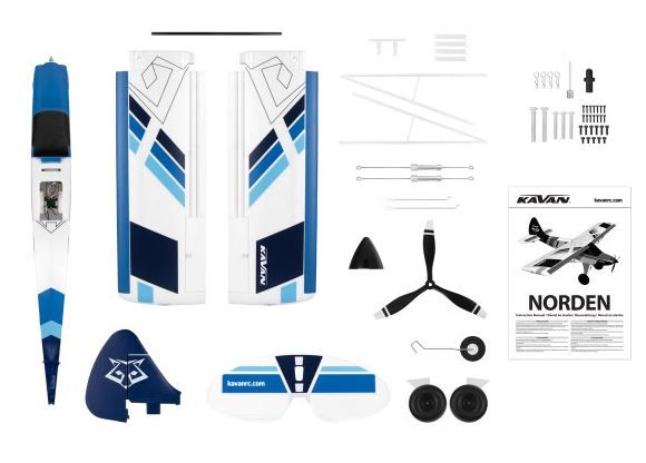 KAVAN NORDEN 1600MM ARF � BLUE KAV02.8093
