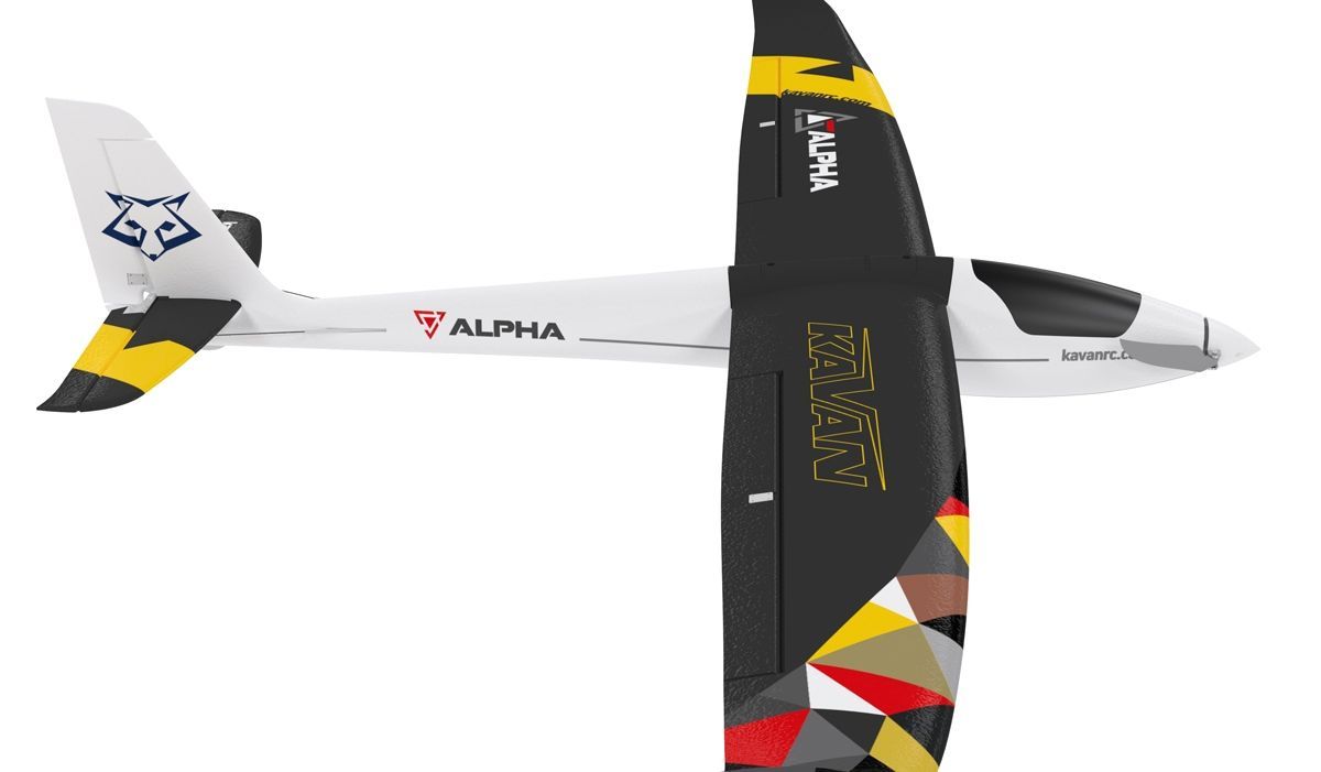 KAVAN Planeur Alpha 1500V2 RTF Black KAV02.8076M1