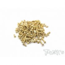 Kit Complet de Vis Acier Nitride Dor&eacute; pour HB E817 (146pcs)