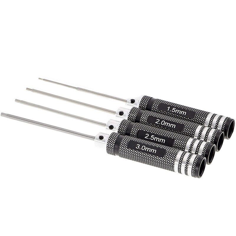 Kit de cl&eacute; six pans 4 pcs 1,5/2/2,5/3 mm 15034