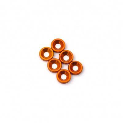 Kit rondelle cuvette alu orange
