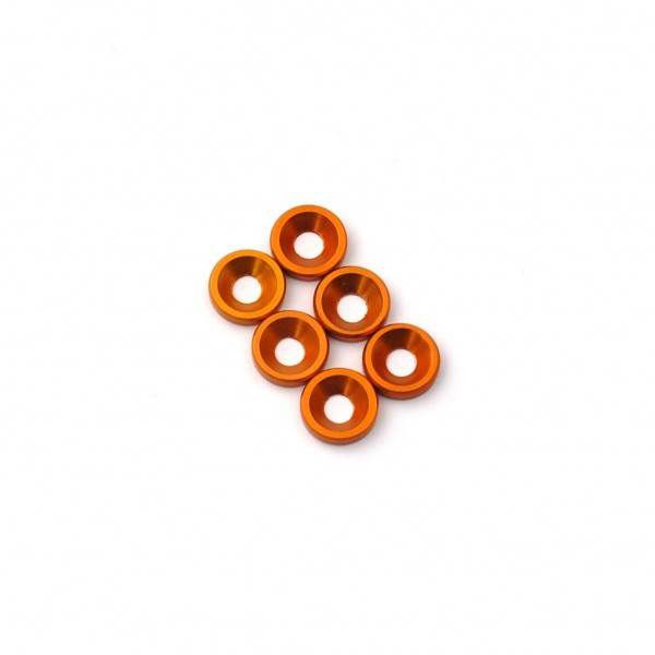 Kit rondelle cuvette alu orange