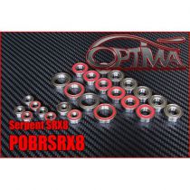 Kit Roulements &Eacute;tanche OPTIMA Complet pour SERPENT SRX8 (24 pcs)