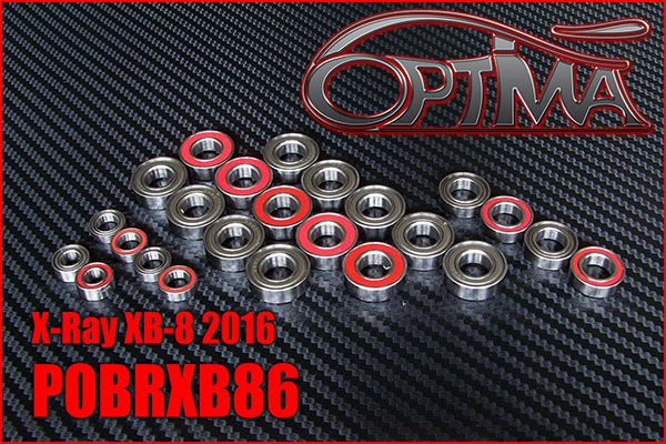 Kit Roulements &Eacute;tanche OPTIMA Complet pour X-Ray XB8 2016 (24 pcs)