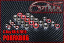 Kit Roulements &Eacute;tanche OPTIMA Complet pour X-Ray XB8 2016 (24 pcs)