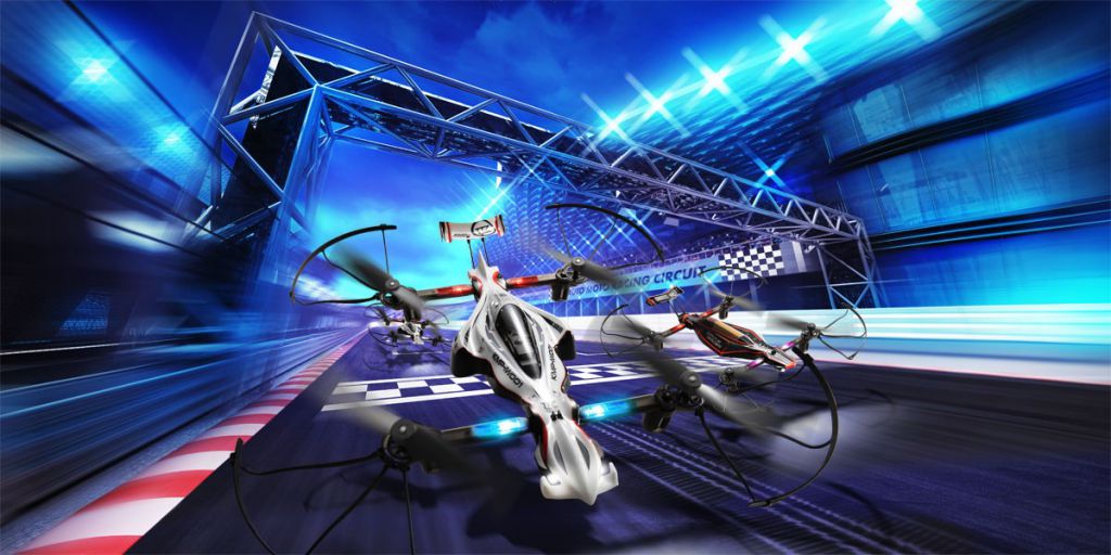 Kyosho G Zero 20571W blanc pr&ecirc;t &agrave; Voler RC Drone Racer