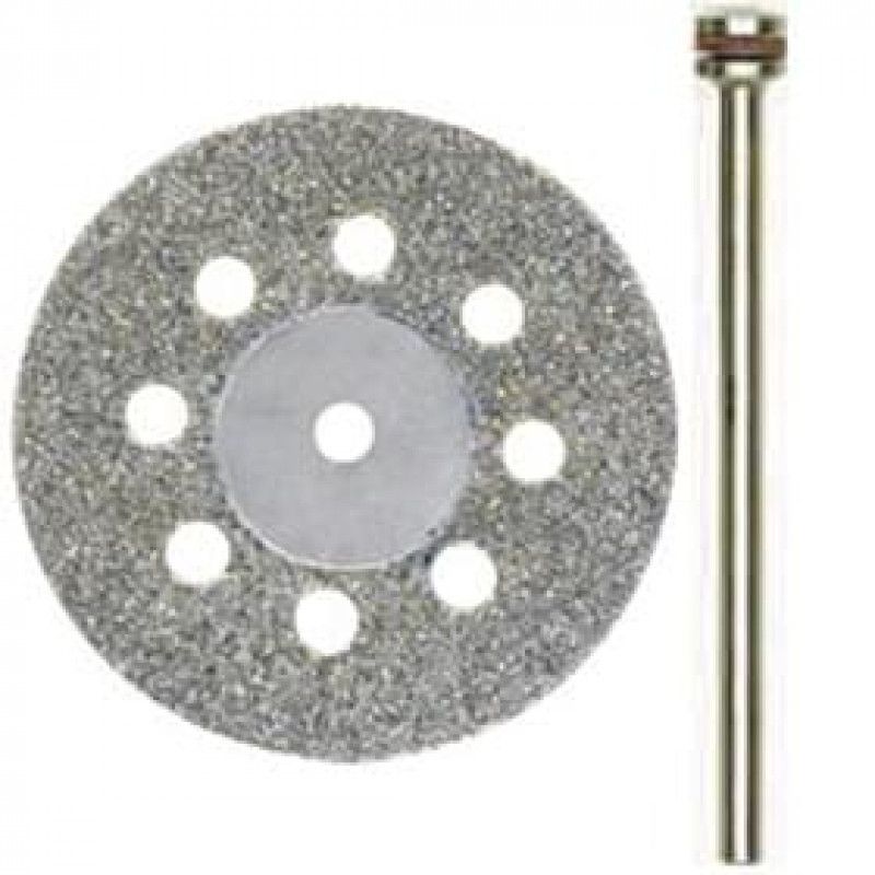 LAME DIAMANT&Eacute; &Oslash; 20 MM, AVEC A&Eacute;RATION, + 1 TIGE 2,35 MM - PROXXON - PRX-28844