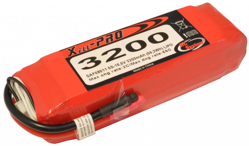 LIPO 18,5V 3200MAH 5S 40C XT