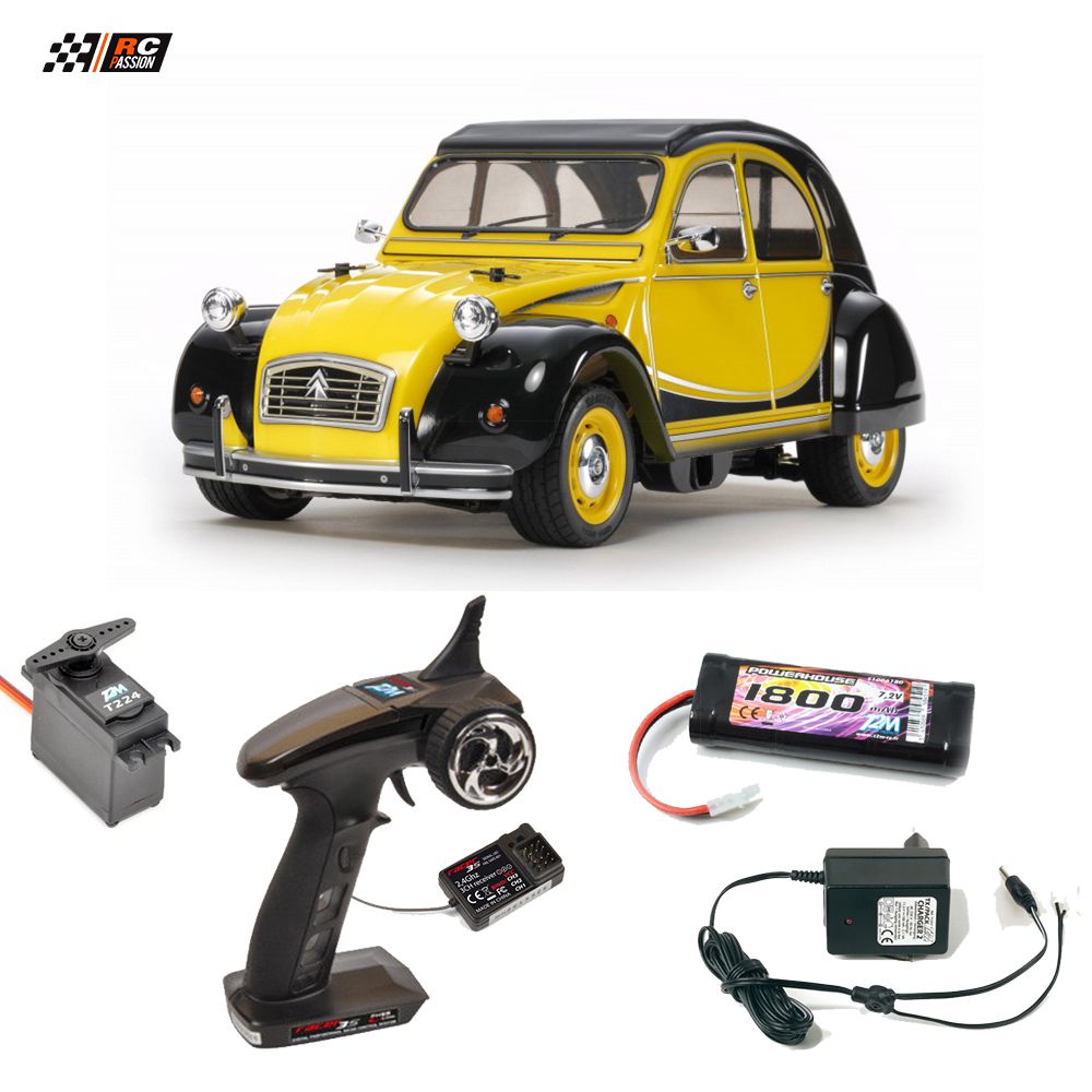 M-05 CITRO&Euml;N 2CV CHARLESTON - COMBO COMPLET - KIT TAMIYA - 58655