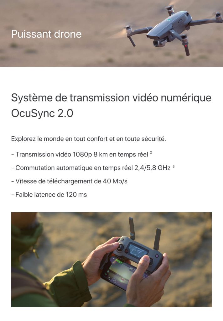Mavic 2 Pro DJI avec Hasselblad L1D-20C