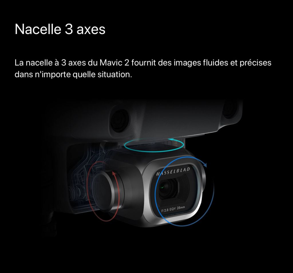 Mavic 2 Pro DJI avec Hasselblad L1D-20C