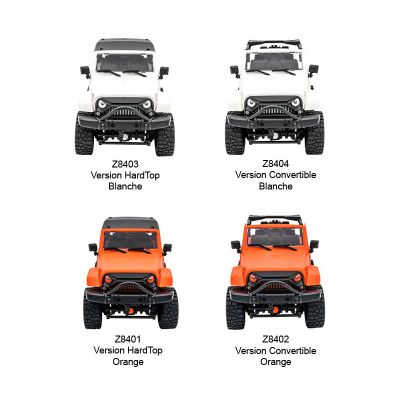 Mini Crawler 4WD Hard Top F1 | Orange & Blanc | MHD Mini Crawler 4WD Hard Top F1 | Orange & Blanc | MHD