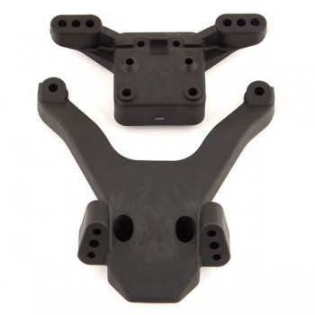 Nez avant et support de biellettes avant pour B6.1  - AS91766 - Pi&egrave;ce d&eacute;tach&eacute;e Team Associated - 91765