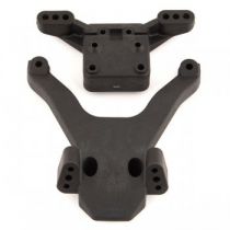 Nez avant et support de biellettes avant pour B6.1  - AS91766 - Pi�ce d�tach�e Team Associated - 91765