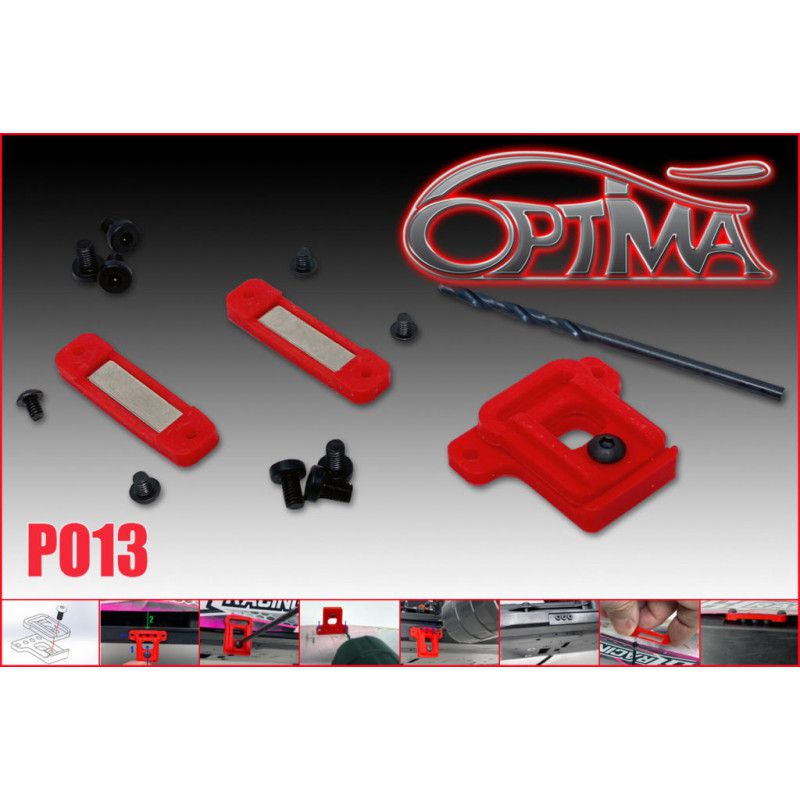 Optima Kit de Fixation Aimant&eacute; pour Carrosserie PO13