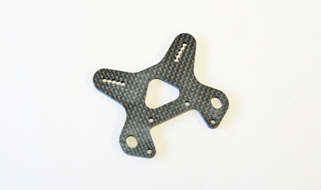 OPTION: SUPPORT AMORTISSEUR AVANT EN CARBONE MBX8 - E2565 - Pi&egrave;ce d&eacute;tach&eacute;e MUGEN SEIKI