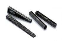 Outils de r&eacute;glage garde au sol noir (4pcs)