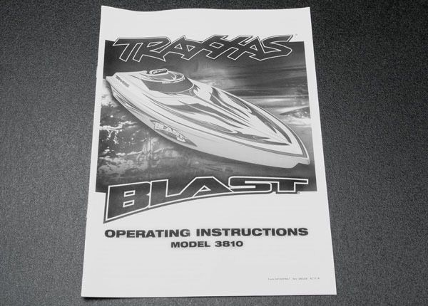 OWNERS MANUAL, BLAST