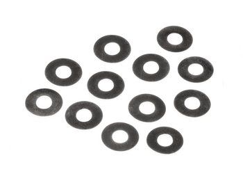 Pi&eacute;ces d&eacute;tach&eacute;es et options 1/8e TT HB racing D812/D815 Rondelles 4x10x0.3mm (12)