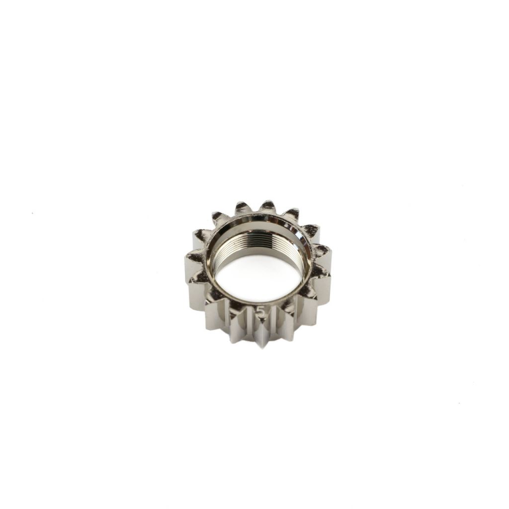 Pignon 1&egrave;re vitesse 15 dents - Nickel HD - MGT7/MRX - H2714 - Pi&egrave;ce d&eacute;tach&eacute;e MUGEN SEIKI