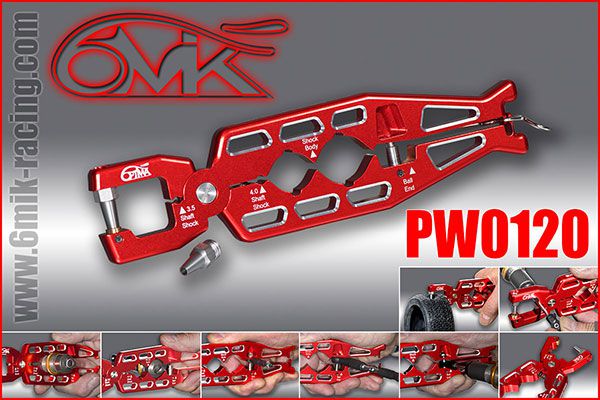 Pince 6MIK multi-fonction + 1 embout &oslash;3