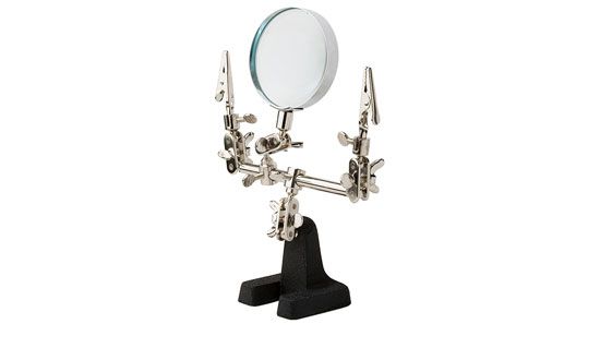 Pince double   3e main   avec loupe - S032E55675 - EXCEL
