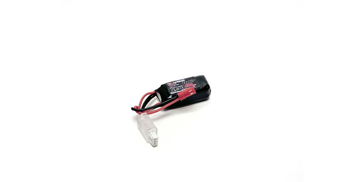 Pink Performance Zephir LiPo 2S 7.4V-400-35C (JST) 40x21x15mm 24g  PP1-2S0400-J 