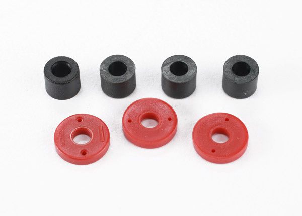 PISTONS D\'AMORTISSEURS ROUGES 2 TROUS DIAM 0,5MM