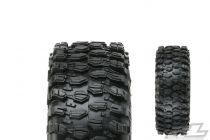 PL10128-10 - PROLINE - Pneus HYRAX G8 crawler 1/10 mont&eacute;s sur jantes beadlock Impulse noires