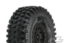 PL10128-10 - PROLINE - Pneus HYRAX G8 crawler 1/10 mont&eacute;s sur jantes beadlock Impulse noires