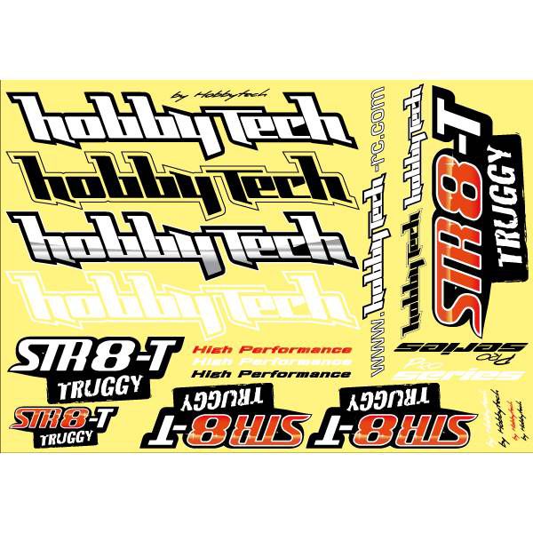 Planche stickers STR8 Truggy