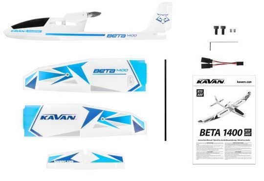 PLANEUR KAVAN BETA 1400 ARF � BLEU  KAV02.8084
