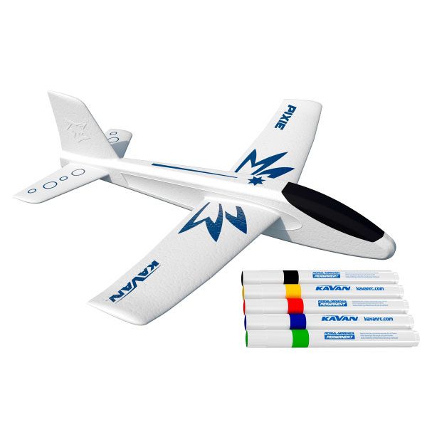 PLANEUR KAVAN PIXIE LANCEMENT A MAIN EPP � BLANC + MARQUEURS KAV02.8063