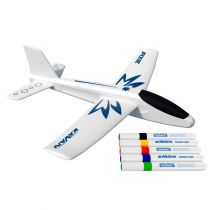 PLANEUR KAVAN PIXIE LANCEMENT A MAIN EPP � BLANC + MARQUEURS KAV02.8063