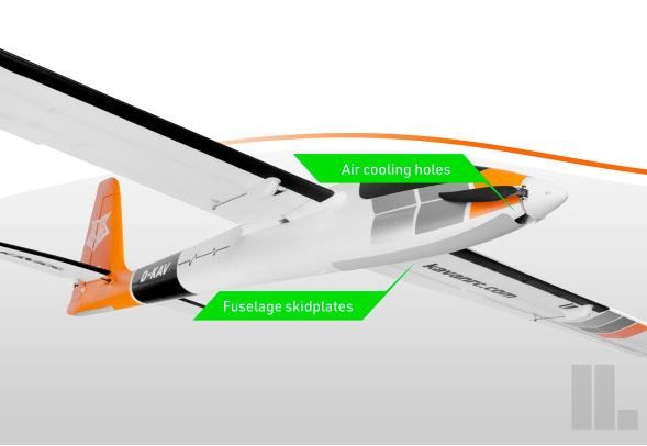 PLANEUR KAVAN PULSE 2200 V2 ARF � ORANGE KAV02.8091