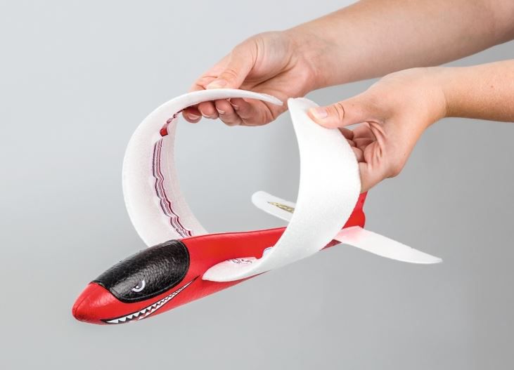 Planeur Lanc&eacute; main Carson Airshot 490 Rouge 550504013