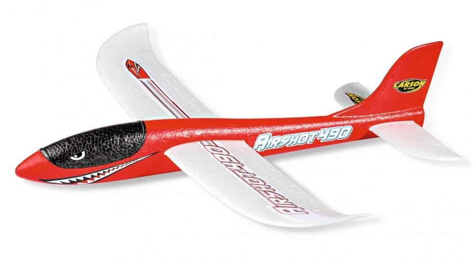 Planeur Lanc&eacute; main Carson Airshot 490 Rouge 550504013