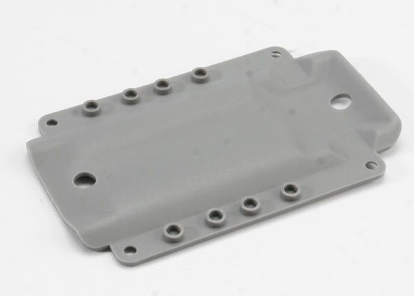 PLAQUE DE PROTECTION DE TRANSMISSION NYLON GRISE (EMPATTEMENT LONG)