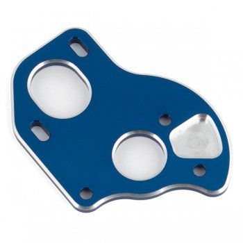 Plaque moteur aluminium bleue (cellule Layback/Laydown) B6.1 - AS91795 - Pi&egrave;ce d&eacute;tach&eacute;e Team Associated - 91795