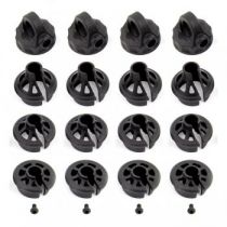 Plastiques amortisseurs B6.1 - AS91814 - Pi�ce d�tach�e Team Associated - 91814