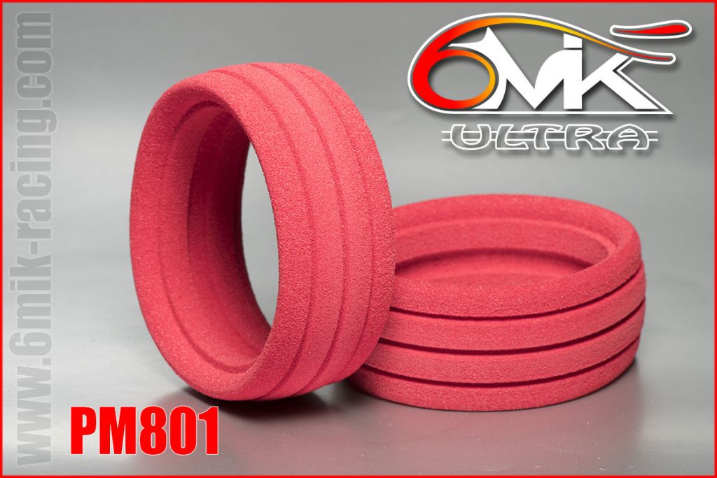 Pneu 6Mik REFLEX CS ULTRA Mont&eacute;s-Coll&eacute;s sur jantes blanches (la paire) - TU7CS - Pi&egrave;ces et Options 6Mik