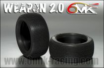 Pneu 6Mik WEAPON 2.0 0/18 ULTRA Mont&eacute;s-Coll&eacute;s sur jantes blanches (la paire) - TU150018 - Pi&egrave;ces et Options 6Mik