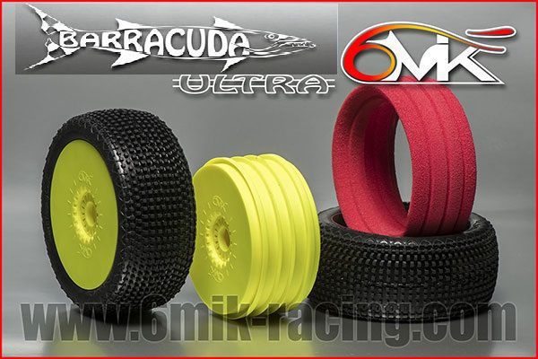 Pneu BARRACUDA CS + Jante + Insert Ultra non coll&eacute; (la paire) - TKU14CS - Pi&egrave;ces et Options 6Mik