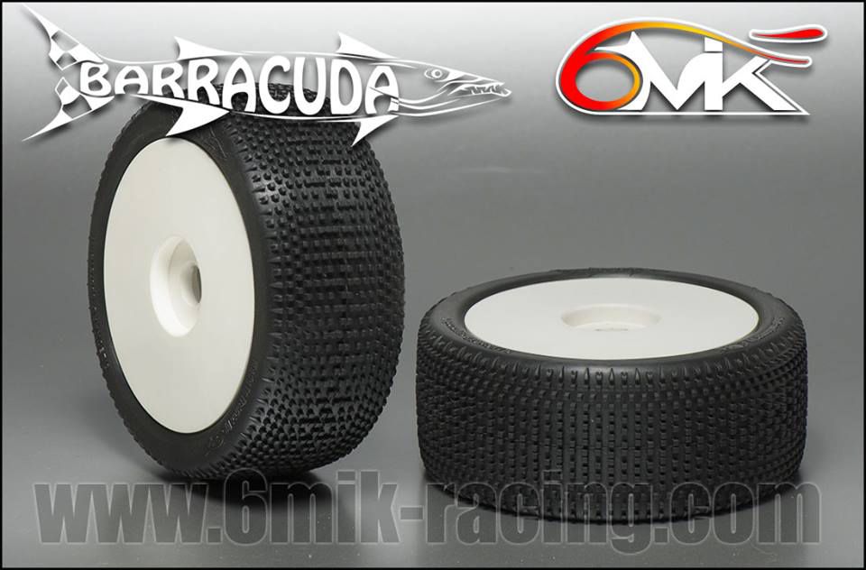 Pneus BARRACUDA CS Mont&eacute;s-Coll&eacute;s sur jantes Blanche (la paire)
