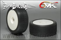 Pneus BARRACUDA CS Mont&eacute;s-Coll&eacute;s sur jantes Blanche (la paire)