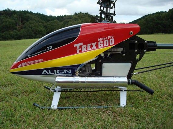 Pot Hatori pour OS 50 Helicopt&egrave;re 56NS-3D