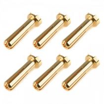 Prise male 4.0mm 90&deg; Solid Type - 6 pcs - C-50151 