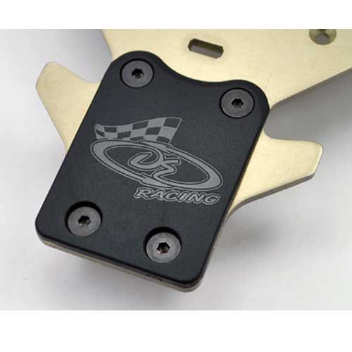Protection chassis Arri&egrave;re pour Kyosho MP9 - MP9E - DER-210-K - Pi&egrave;ce d&eacute;tach&eacute;e DE Racing