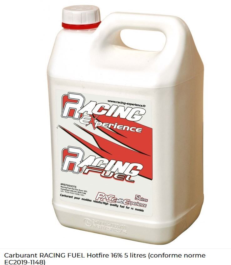 RACING FUEL HOTFIRE EURO 16% 5 LITRES (Conforme avec EC2019-1148) REF05HOTE